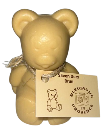 Teddy Bear shaped Soap, Honey Fragrance,  enriched with Organic Shea Butter | 150g