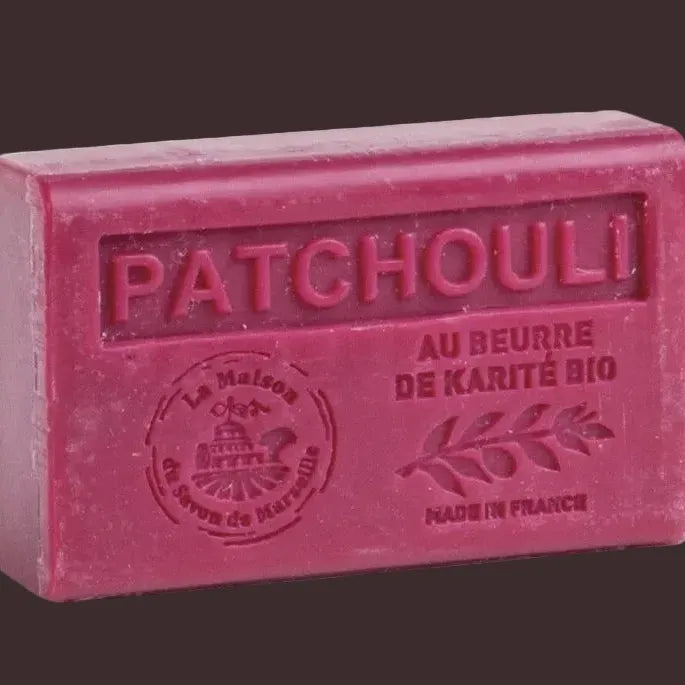 Patchouli French Soap with Organic Shea Butter 125g