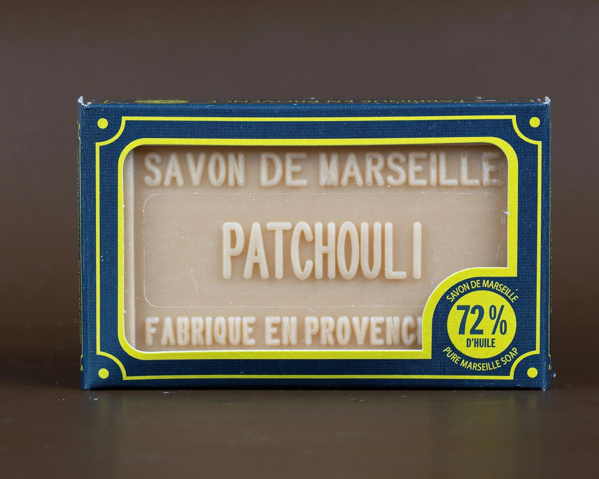 BLEU JAUNE Patchouli, Marseille Soap with Shea Butter | 100g French Soaps UK