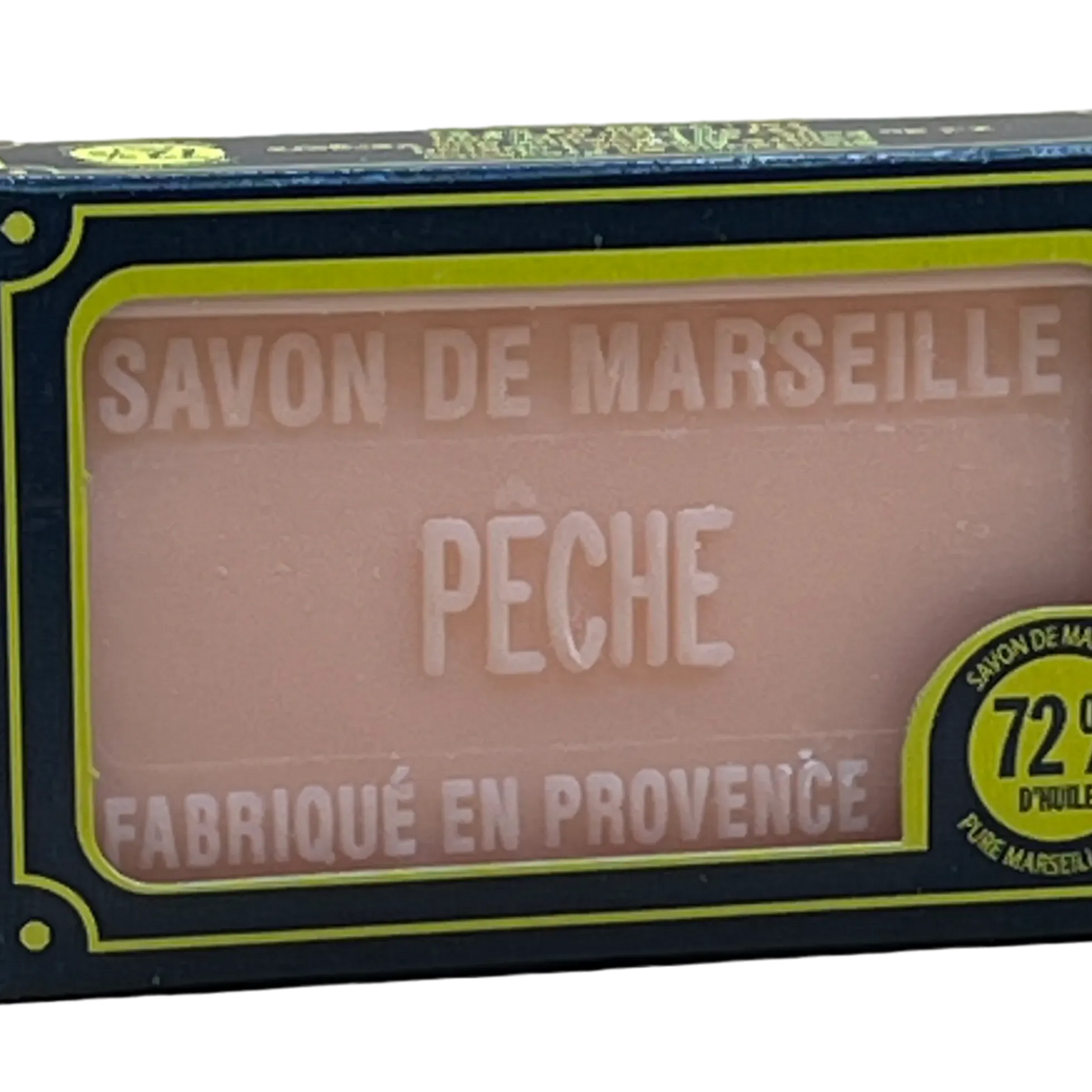 BLEU JAUNE Pêche (Peach) Marseille Soap with Shea Butter 100g French Soaps UK