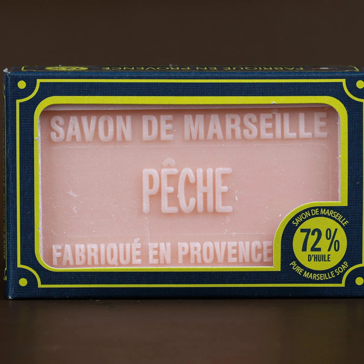 BLEU JAUNE Pêche (Peach) Marseille Soap with Shea Butter 100g French Soaps UK