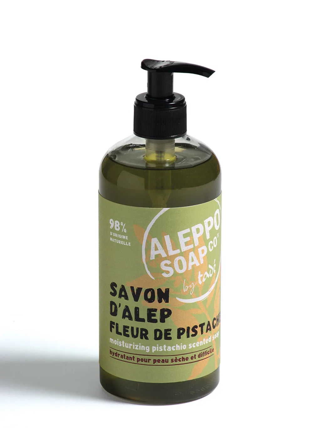 TADÉ PAYS DU LEVANT Pistachio Flower Aleppo Liquid Soap, Dry & Intolerant Skin | 500ml French Soaps UK