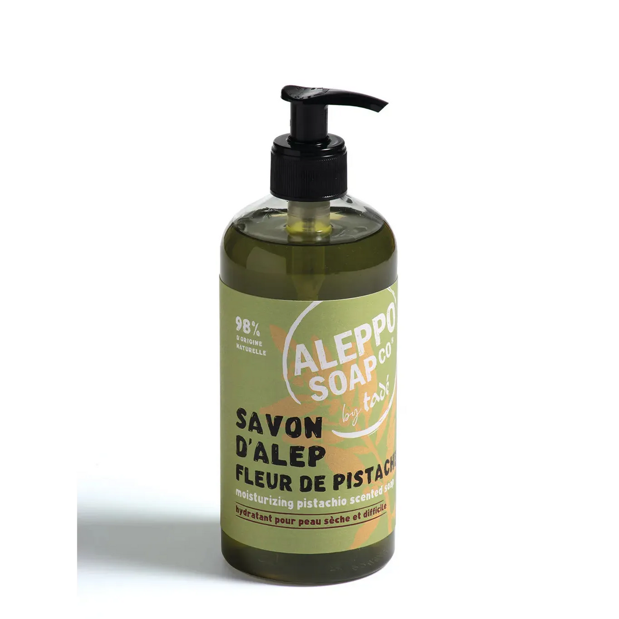 TADÉ PAYS DU LEVANT Pistachio Flower Aleppo Liquid Soap, Dry & Intolerant Skin | 500ml French Soaps UK