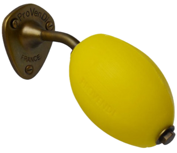 Provendi Lemon Rotating Wall Soap | Brass  Wall Arm