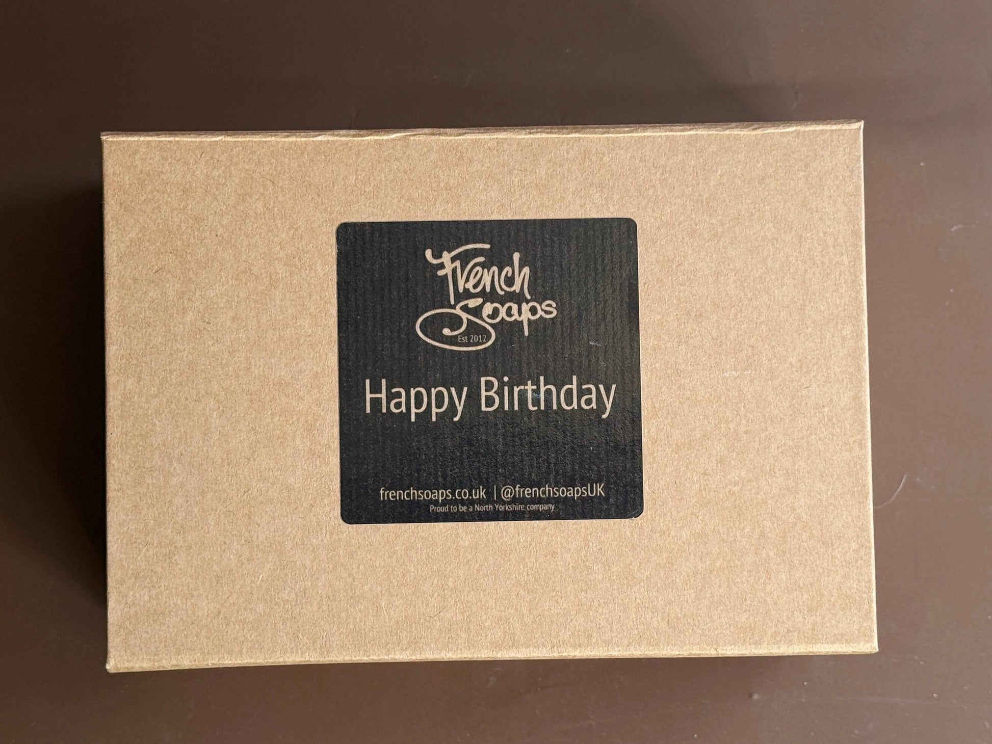 FRENCH SOAPS Happy Birthday PREMIUM MAGNETIC GIFT BOX French Soaps UK