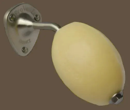 PROVENDI Provendi Almond Rotating Wall Soap | Brushed Steel Wall Arm French Soaps UK
