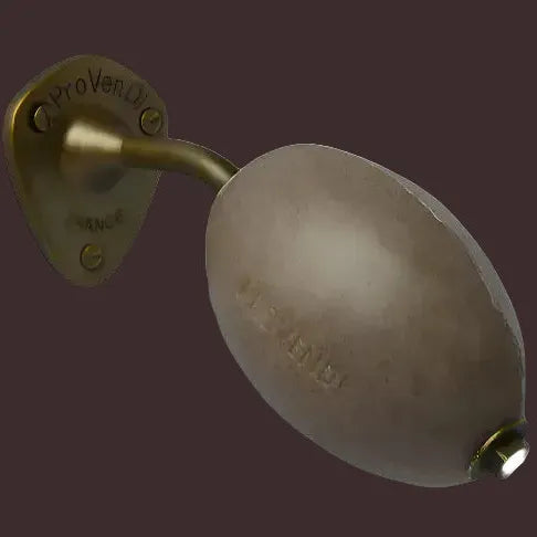 PROVENDI Provendi Exfoliating Cedar Rotating Wall Soap | Brass Wall Arm French Soaps UK