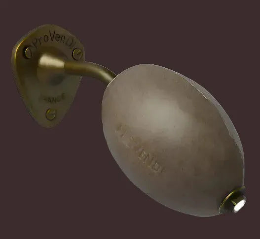 PROVENDI Provendi Exfoliating Cedar Rotating Wall Soap | Brass Wall Arm French Soaps UK