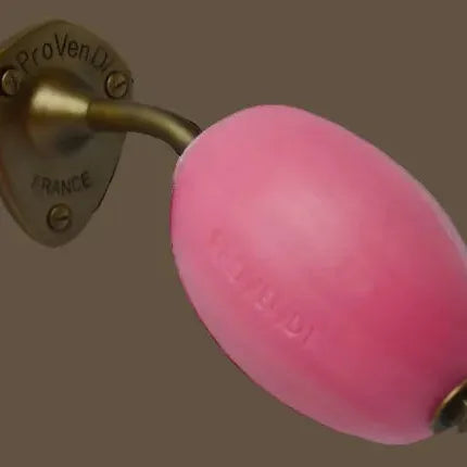 PROVENDI Provendi Rose Rotating Wall Soap | Brass Wall Arm French Soaps UK