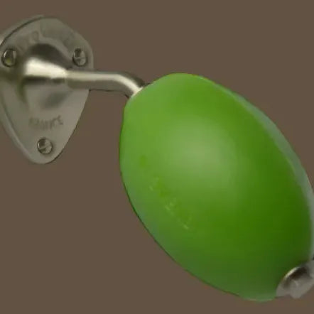 PROVENDI Provendi Verbena Rotating Wall Soap | Brushed Steel Wall Arm French Soaps UK