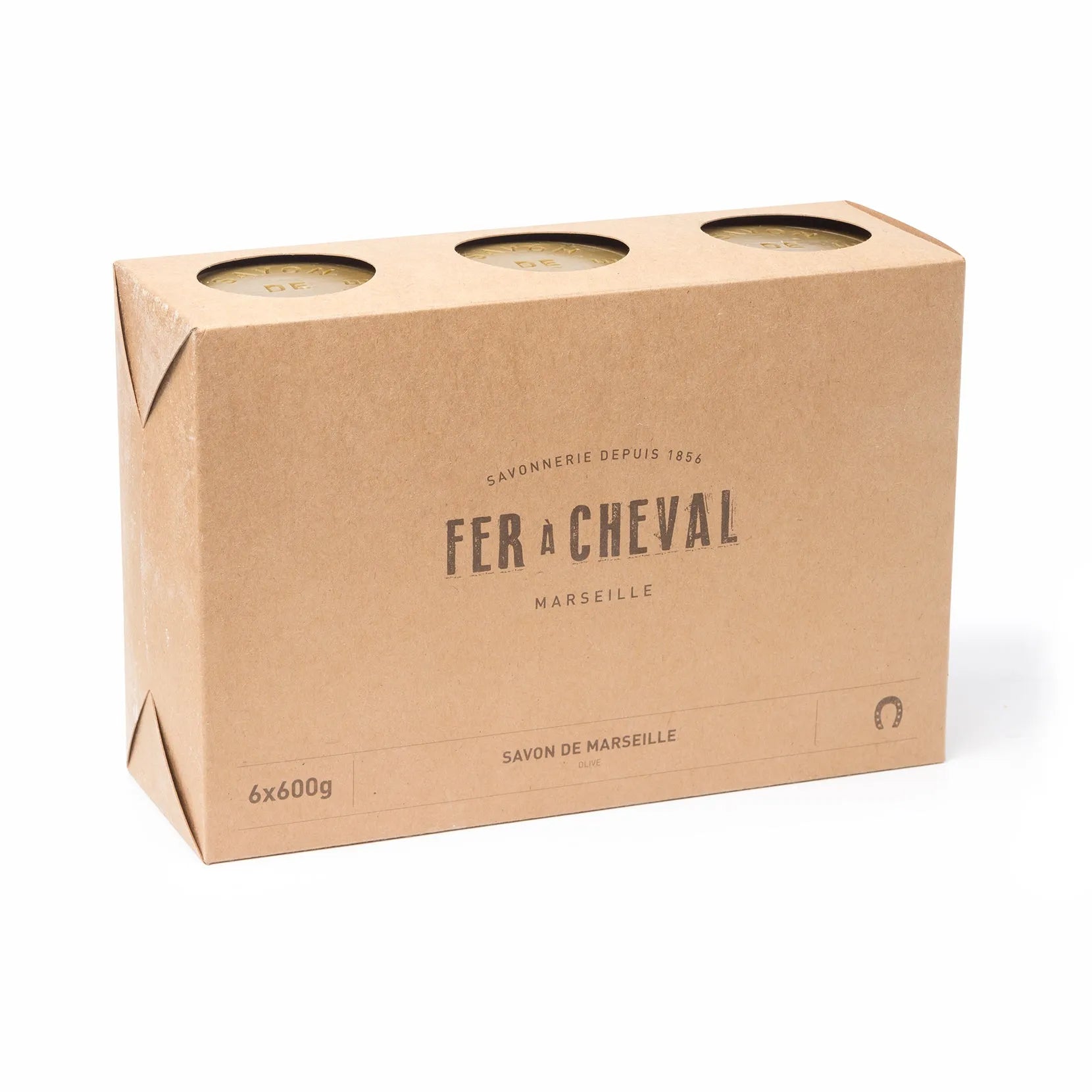 FER A CHEVAL Pure Olive Savon de Marseille | 6 x 600g Cubes French Soaps UK