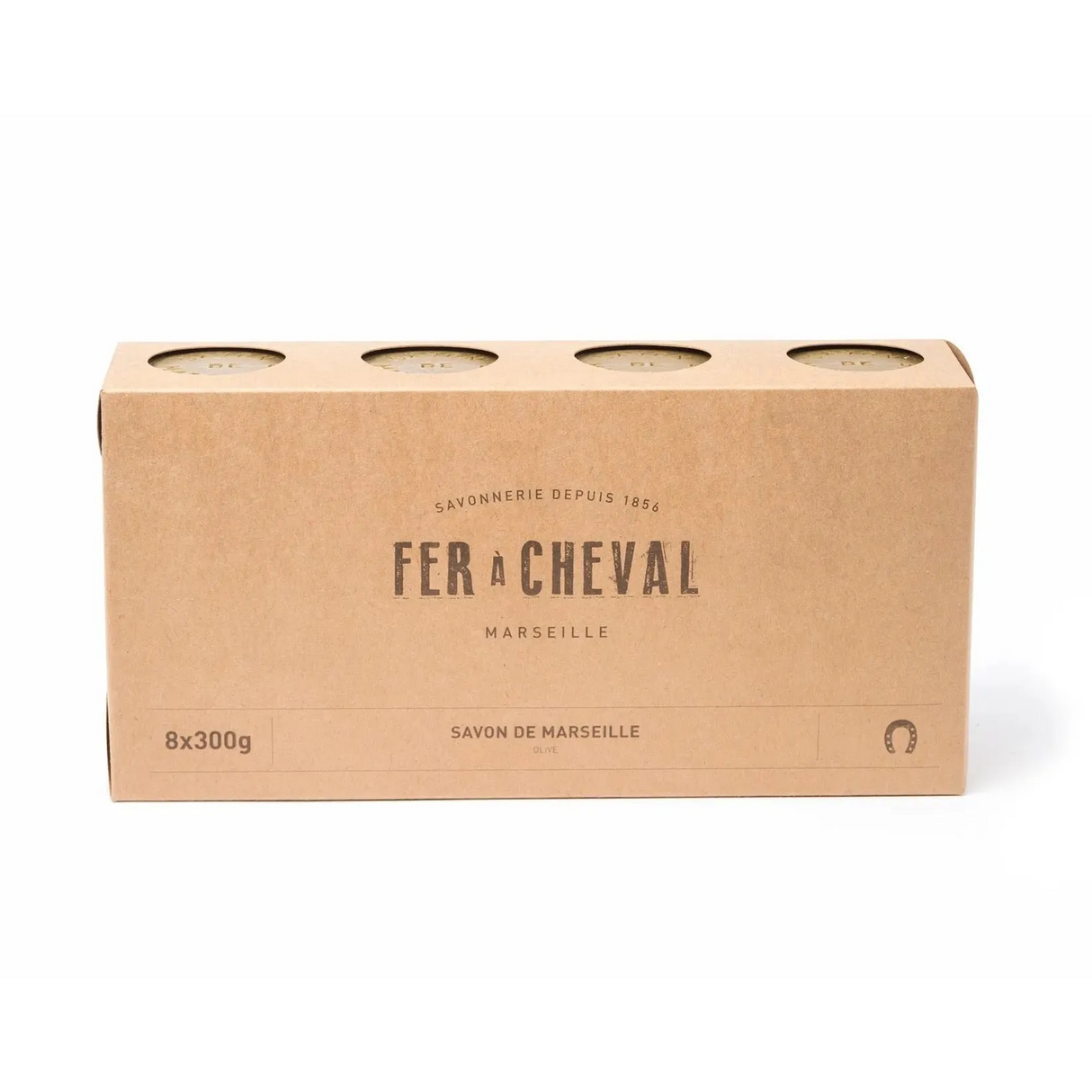 FER A CHEVAL Pure Olive Savon de Marseille | 8 x 300g French Soaps UK