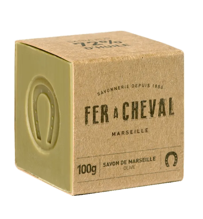 FER A CHEVAL Pure Olive Savon de Marseille Cube | 100g French Soaps UK