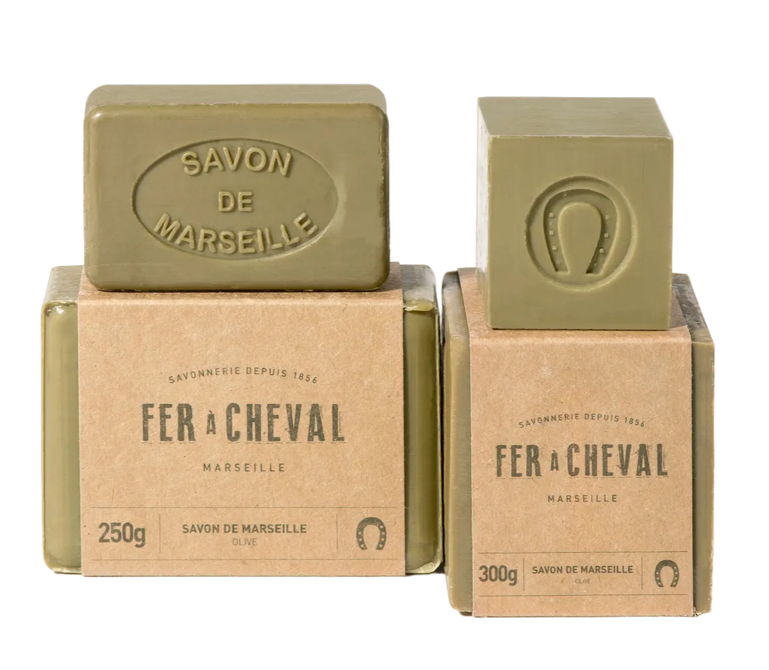 FER A CHEVAL Pure Olive Savon de Marseille Cube | 100g French Soaps UK