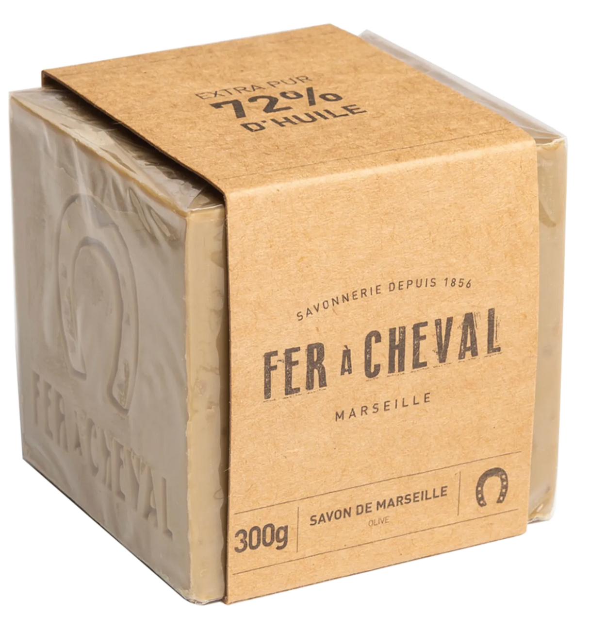 FER A CHEVAL Pure Olive Savon de Marseille Cube | 300g French Soaps UK