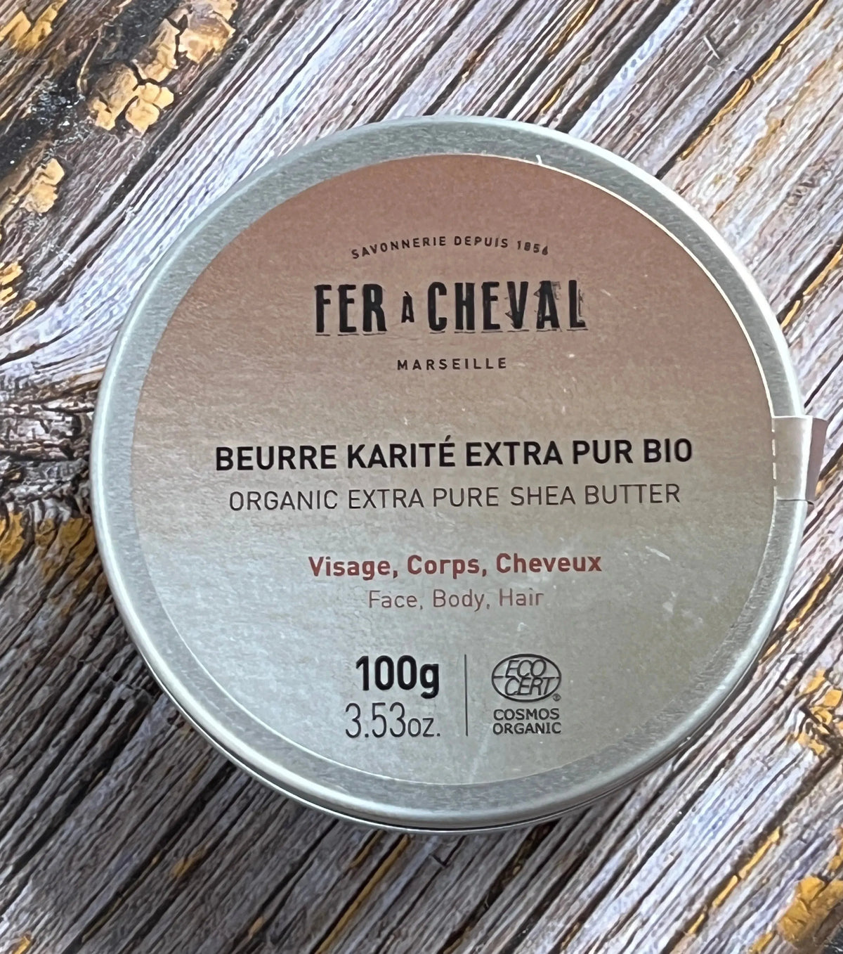 FER A CHEVAL Pure Organic Shea Butter Balm for Face, Body and Hair French Soaps UK