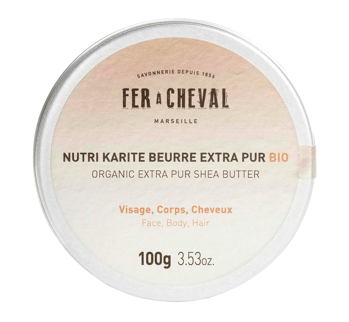 FER A CHEVAL Pure Organic Shea Butter Balm for Face, Body and Hair French Soaps UK
