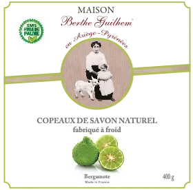 MAISON BERTHE GUILHEM Pyrenean Soap Flakes for Laundry | Bergamot Essential Oil | 400g French Soaps UK
