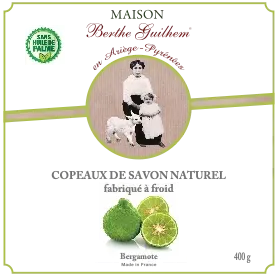 MAISON BERTHE GUILHEM Pyrenean Soap Flakes for Laundry | Bergamot Essential Oil | 400g French Soaps UK