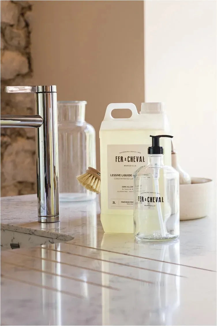 FER A CHEVAL Refillable Glass Bottle, 500ml French Soaps UK