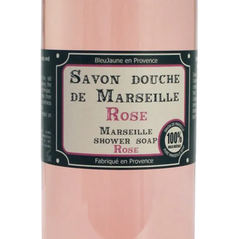 BLEU JAUNE Rose, Marseille Liquid Soap | 1L French Soaps UK