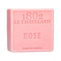 LE CHATELARD 1802 Rose Marseille Soap, 72%  Coconut, Olive and Almond Oil, 100g |  PALM FREE French Soaps UK