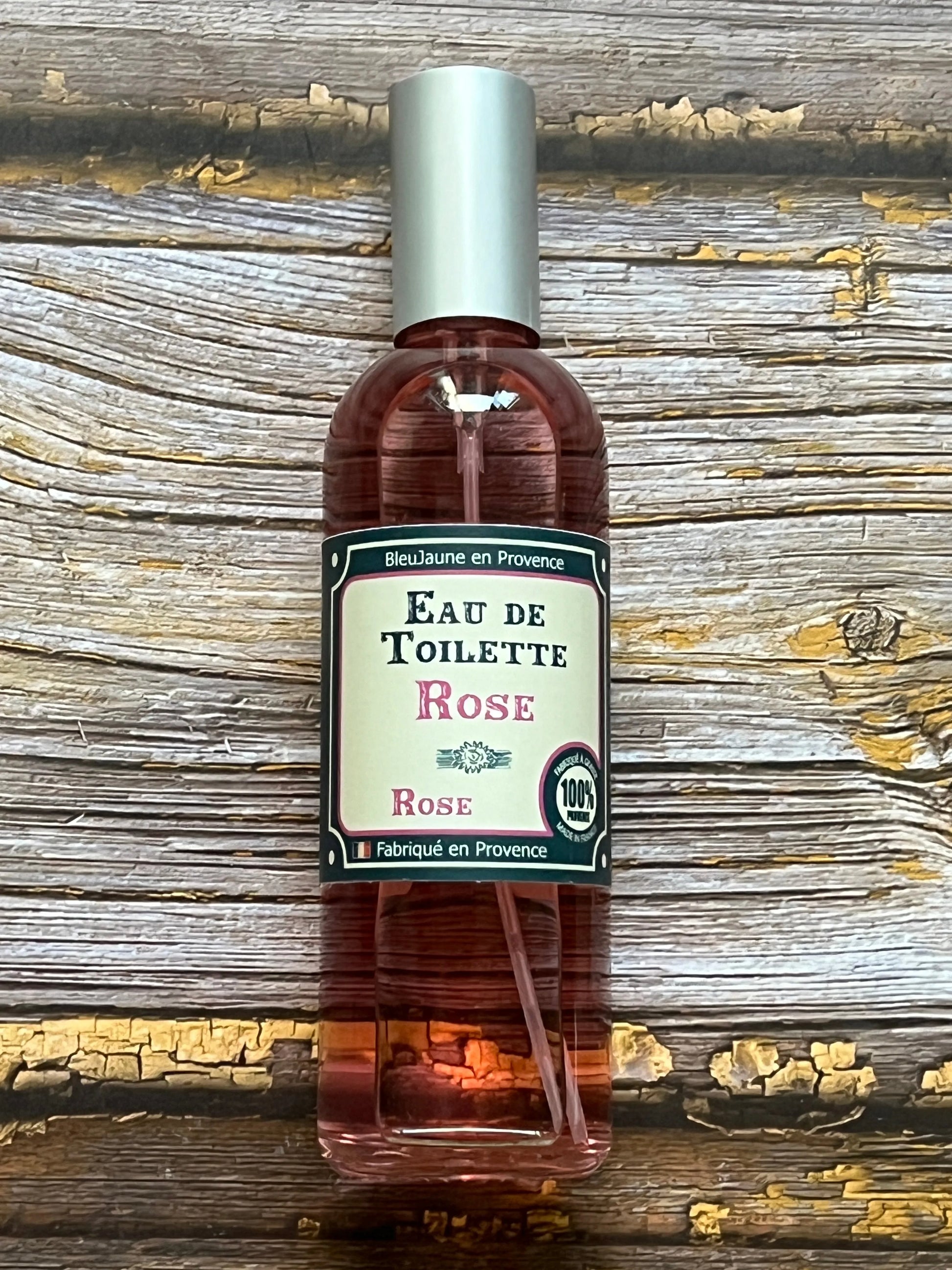 BLEU JAUNE Rose Musk, Eau de Toilette from Grasse | 100ml French Soaps UK