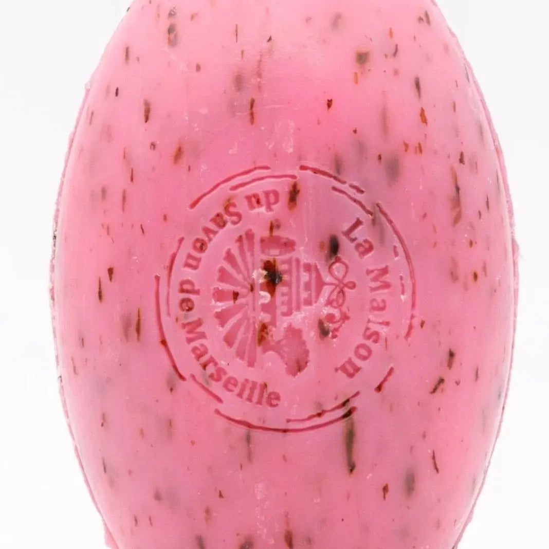 LA MAISON DU SAVON DE MARSEILLE Rose Petal Rotating Wall Soap | 270g French Soaps UK
