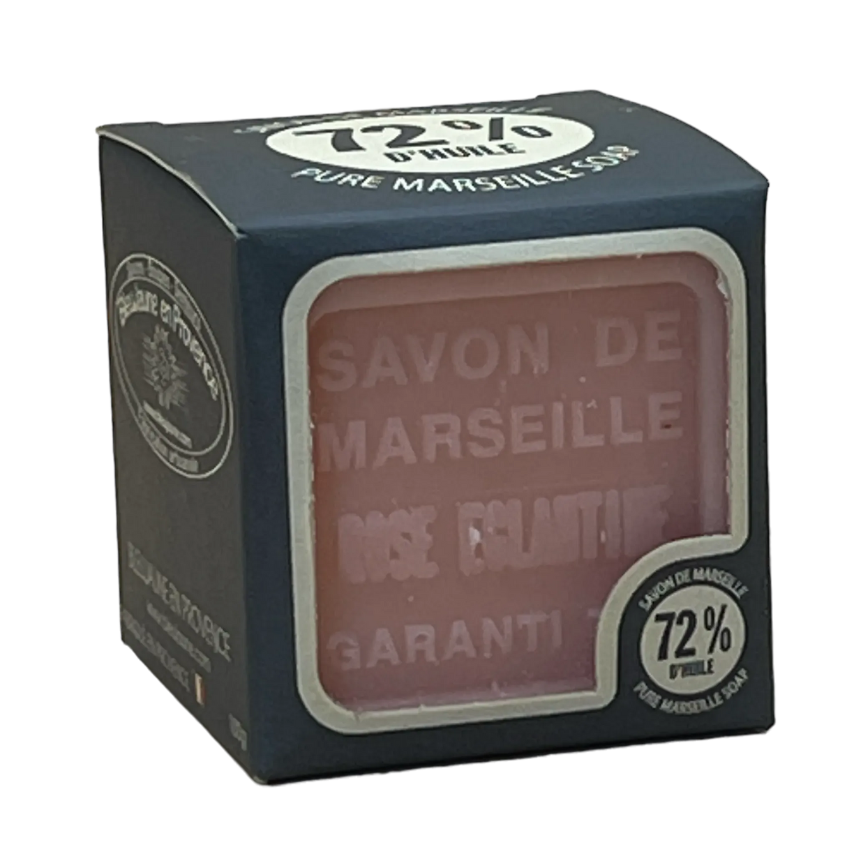 BLEU JAUNE Rose, Shea Butter Marseille Cube, 100g French Soaps UK