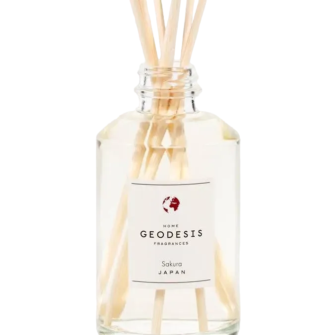 GEODESIS Sakura, Japan, Reed Diffuser by Geodesis French Soaps UK