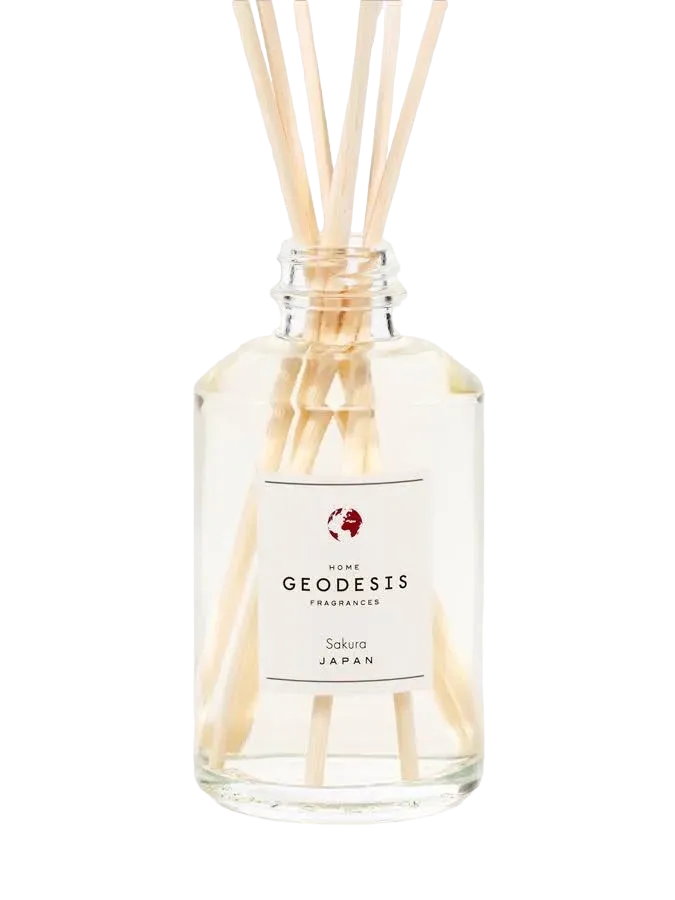 GEODESIS Sakura, Japan, Reed Diffuser by Geodesis French Soaps UK