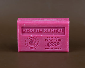 Sandalwood (Bois de Santal) French Soap with organic Shea Butter 125g