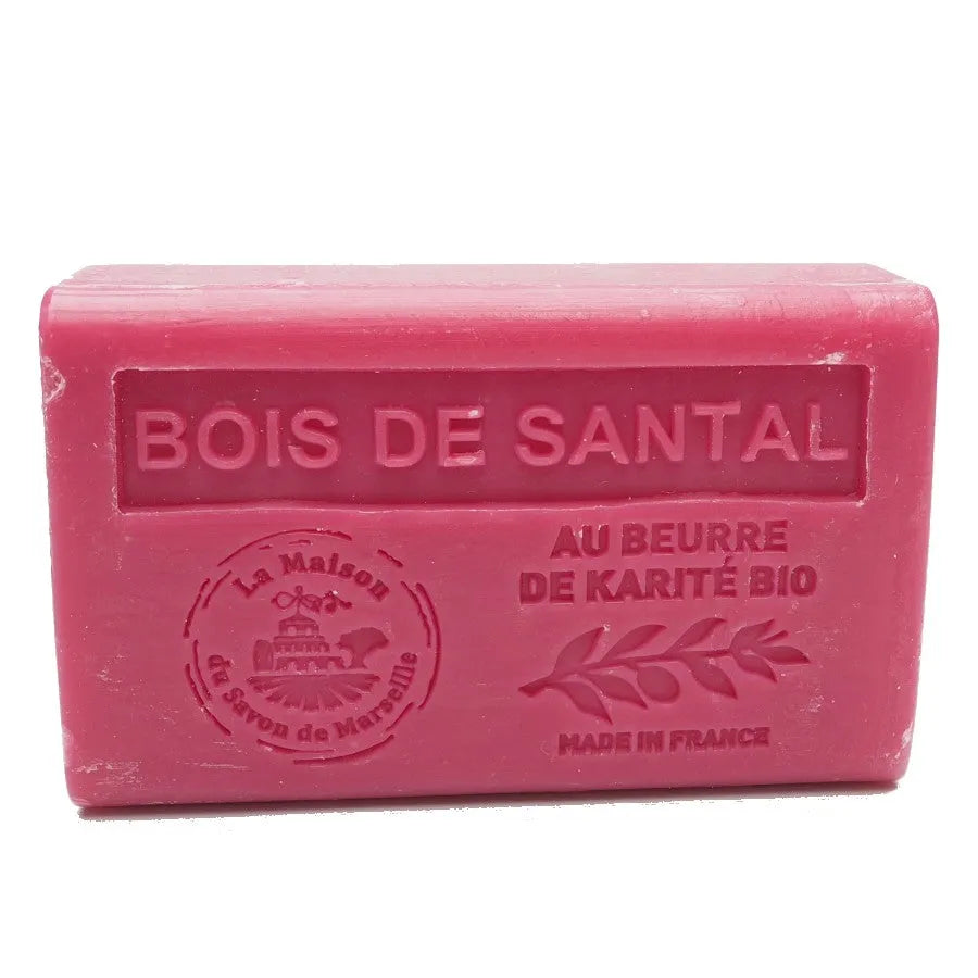 La Maison du Savon de Marseille Sandalwood (Bois de Santal) French Soap with organic Shea Butter 125g French Soaps UK