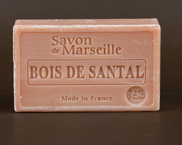 Sandalwood Savon de Provence, enriched with Sweet Almond Oil | 100g