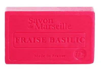 LE CHATELARD 1802 Strawberry & Basil Savon de Provence, enriched with Sweet Almond Oil | 100g French Soaps UK