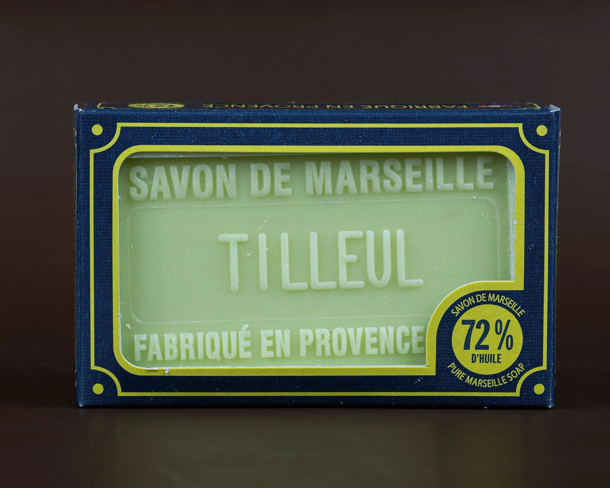 BLEU JAUNE Tilleul (Linden Blossom), Marseille Soap with Shea Butter | 100g French Soaps UK
