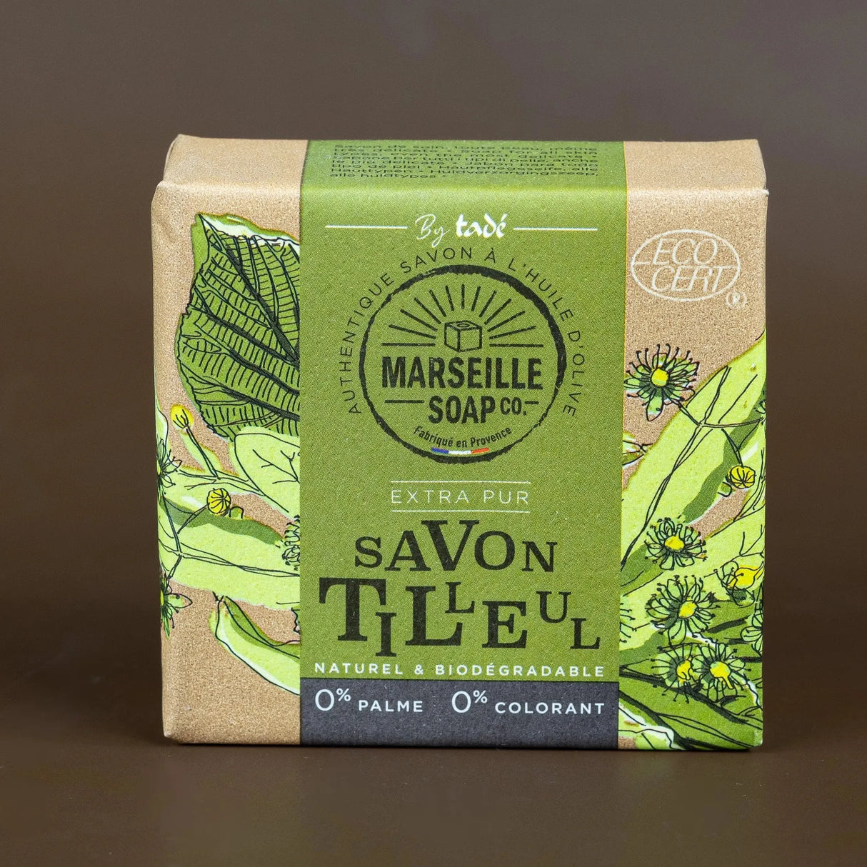 TADÉ PAYS DU LEVANT Tilleul Marseille Soap with Olive Oil | 100g French Soaps UK