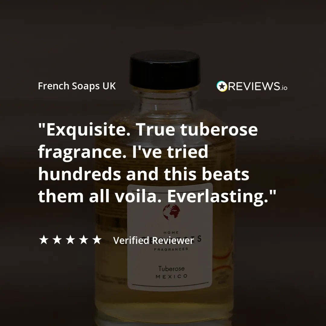 GEODESIS Tuberose, Mexico, Reed Diffuser by Geodesis French Soaps UK