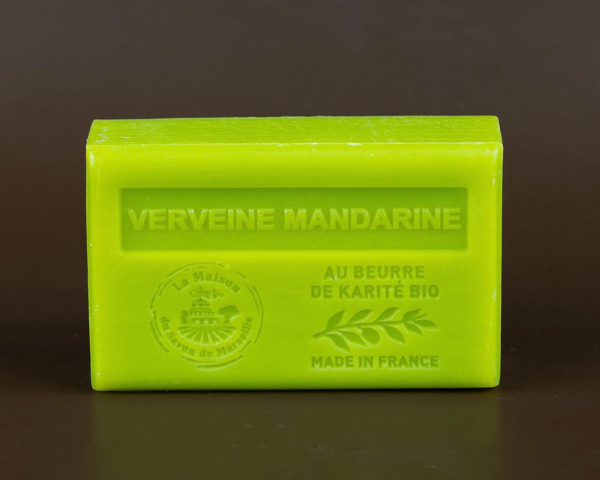 La Maison du Savon de Marseille Verbena and Mandarin French Soap with Organic Shea Butter, 125g French Soaps UK