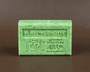Verbena Broyee (Exfoliating) Soap with organic Shea Butter 125g