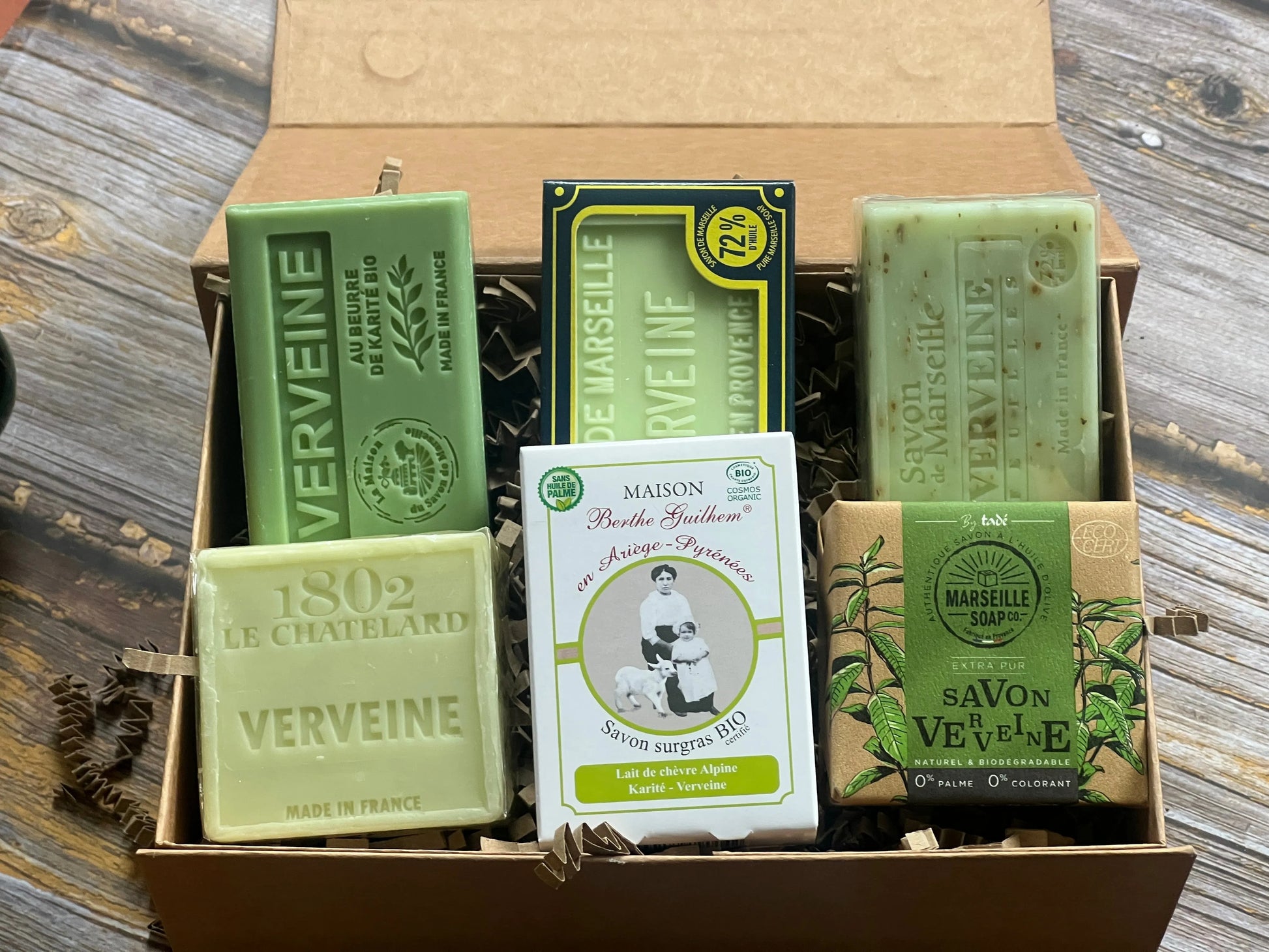 FRENCH SOAPS Verbena Discovery Box French Soaps UK