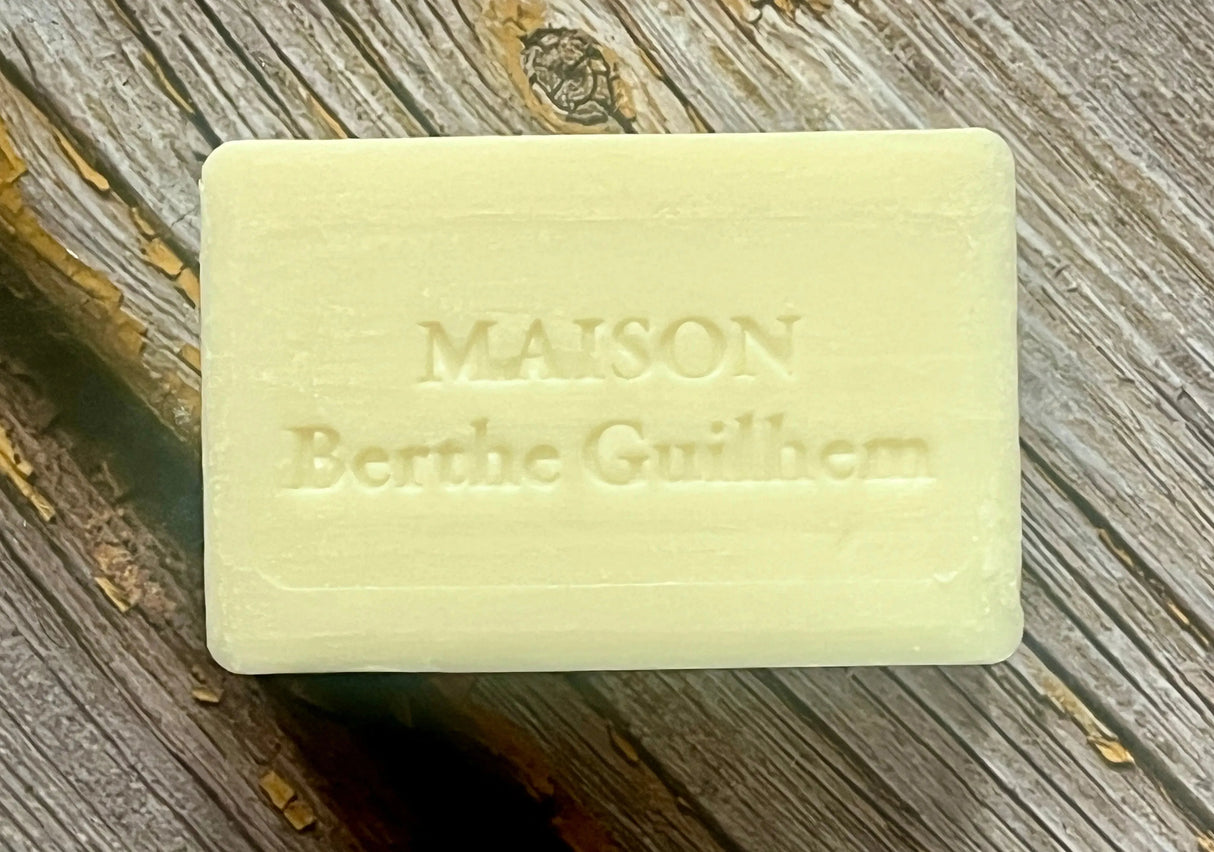 MAISON BERTHE GUILHEM Verbena Oil & Shea Butter | Organic Alpine Goat's Milk | 100g French Soaps UK
