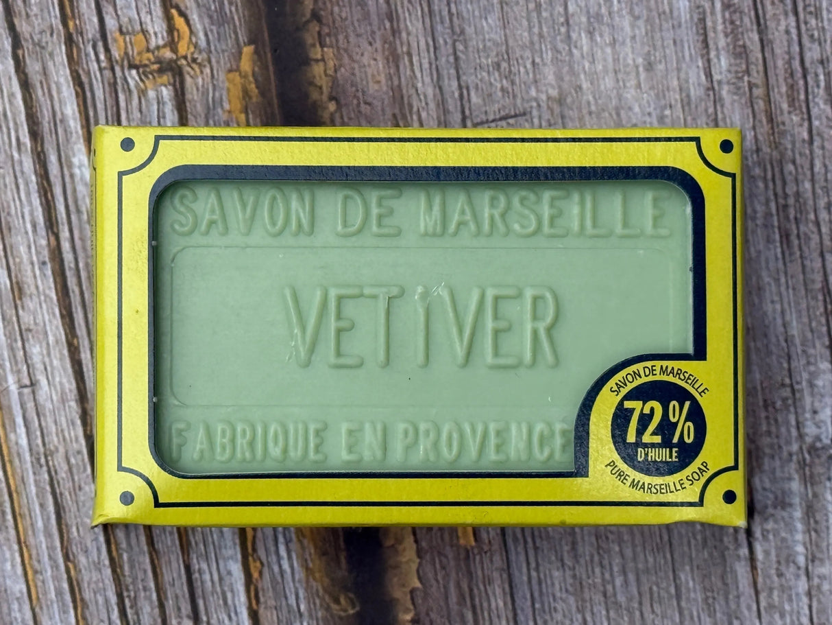BLEU JAUNE Vetiver, Marseille Soap with Shea Butter | 100g French Soaps UK