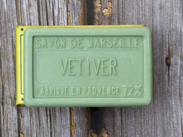 BLEU JAUNE Vetiver, Marseille Soap with Shea Butter | 100g French Soaps UK
