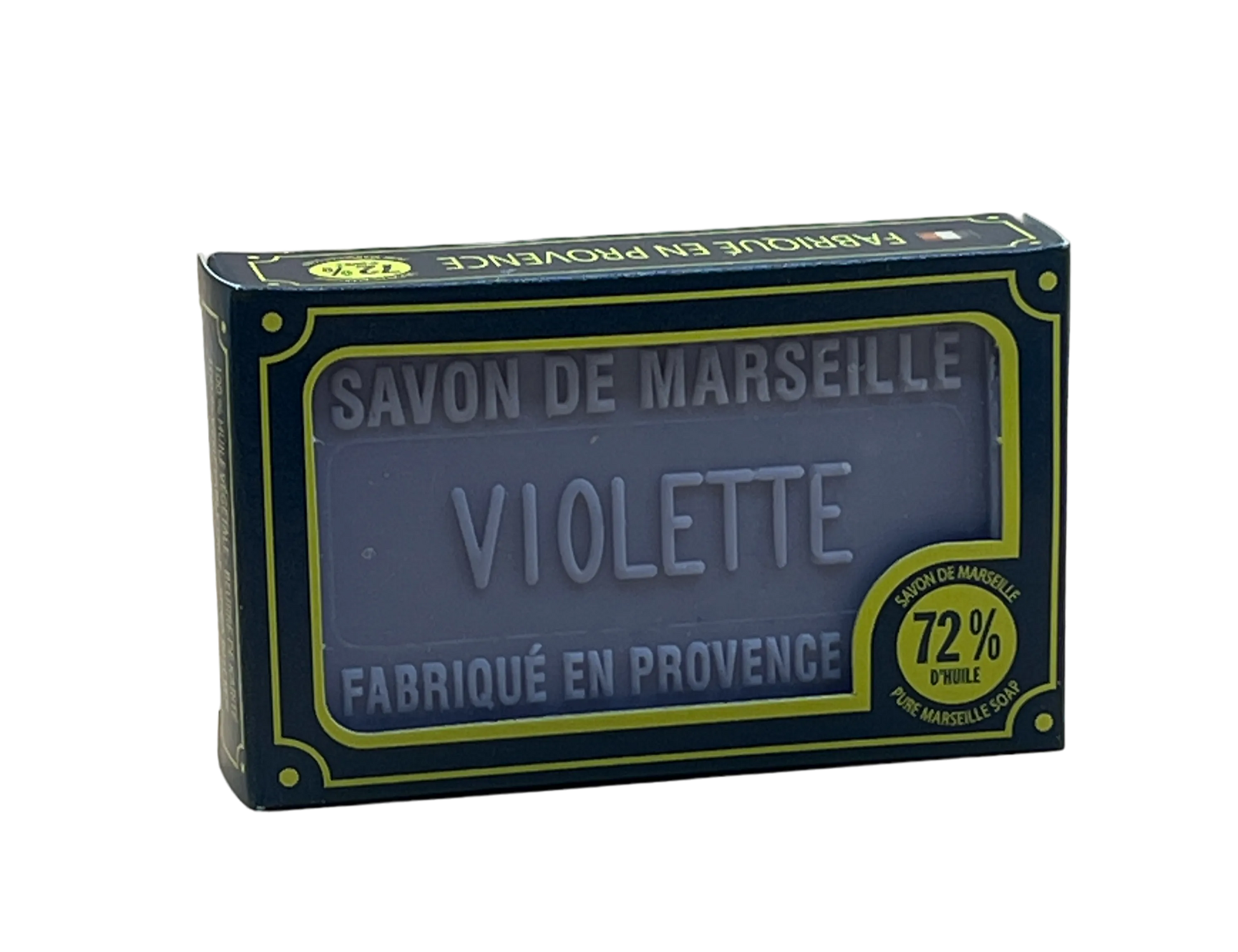 BLEU JAUNE Violet, Marseille Soap with Shea Butter | 100g French Soaps UK