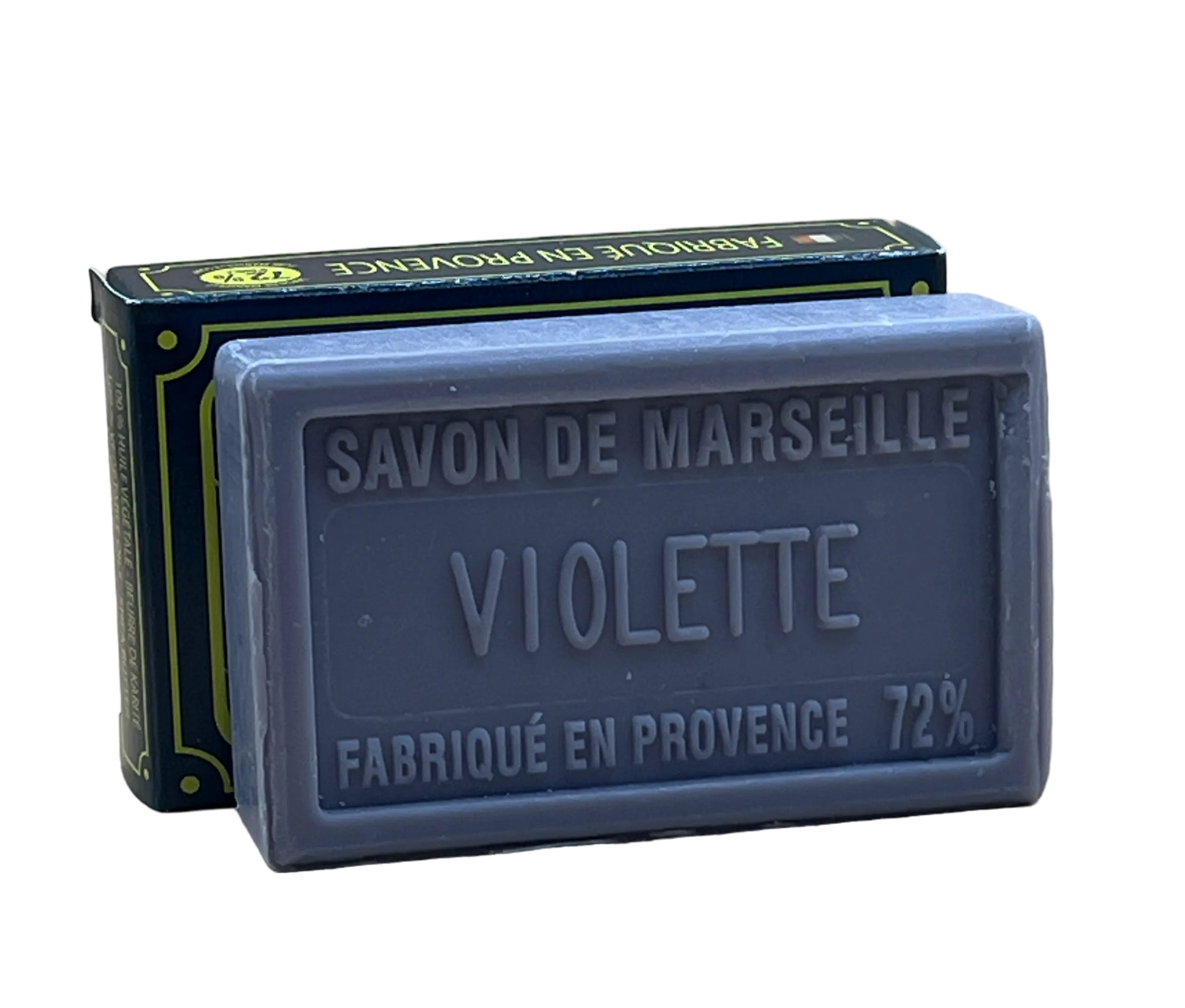 BLEU JAUNE Violet, Marseille Soap with Shea Butter | 100g French Soaps UK