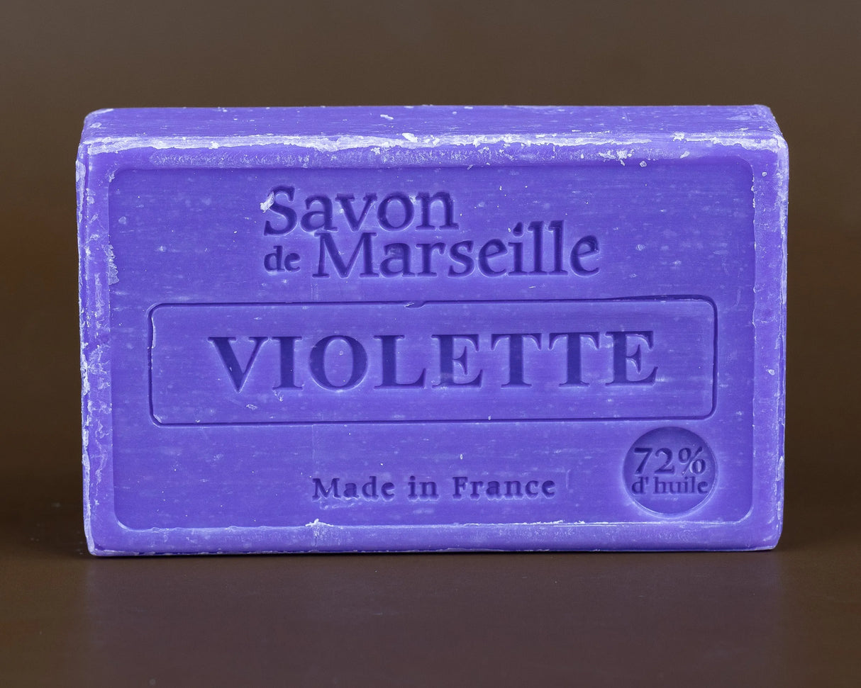LE CHATELARD 1802 Violet Savon de Provence, enriched with Sweet Almond Oil | 100g French Soaps UK