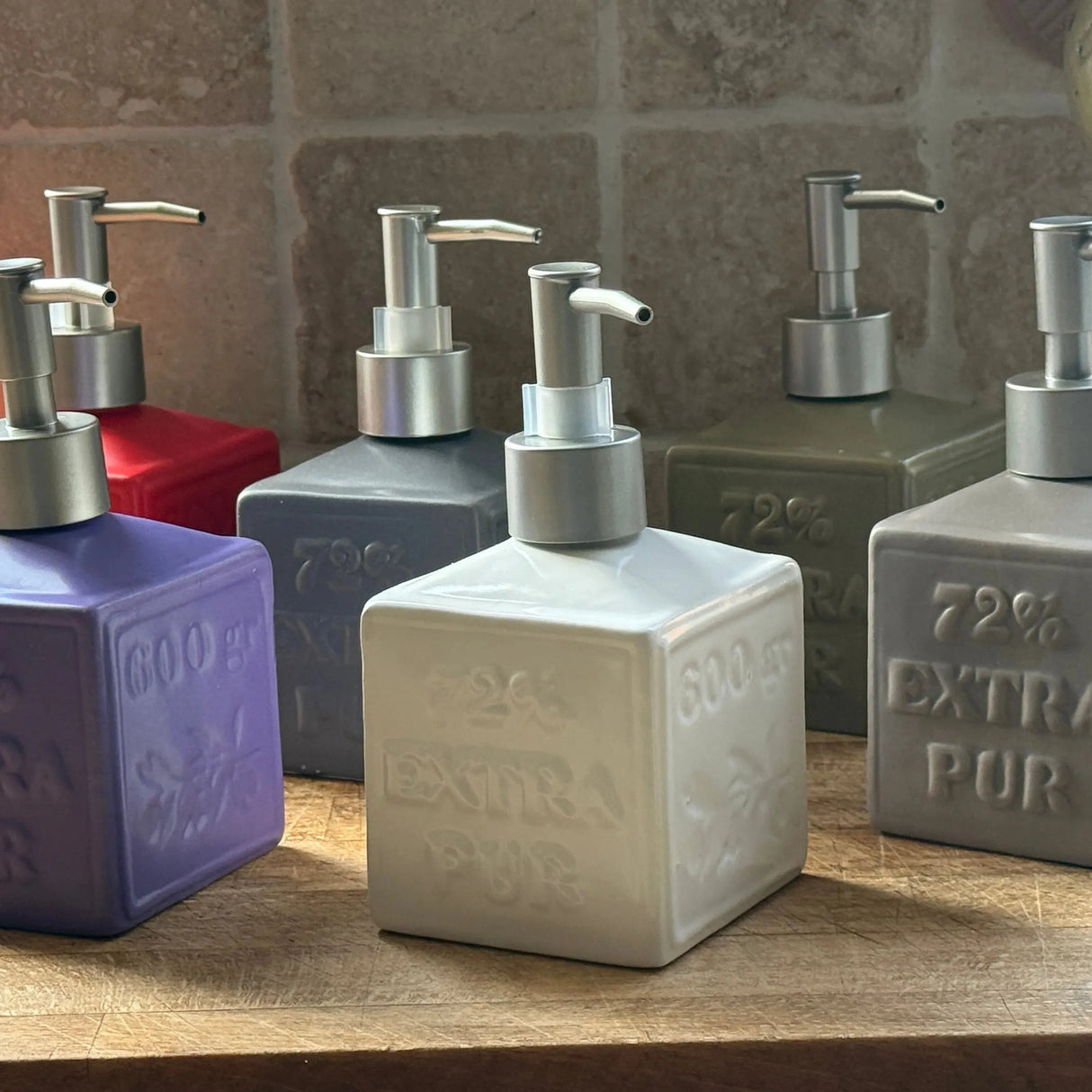 Bastide & Olivier White Ceramic Soap Dispenser French Soaps UK