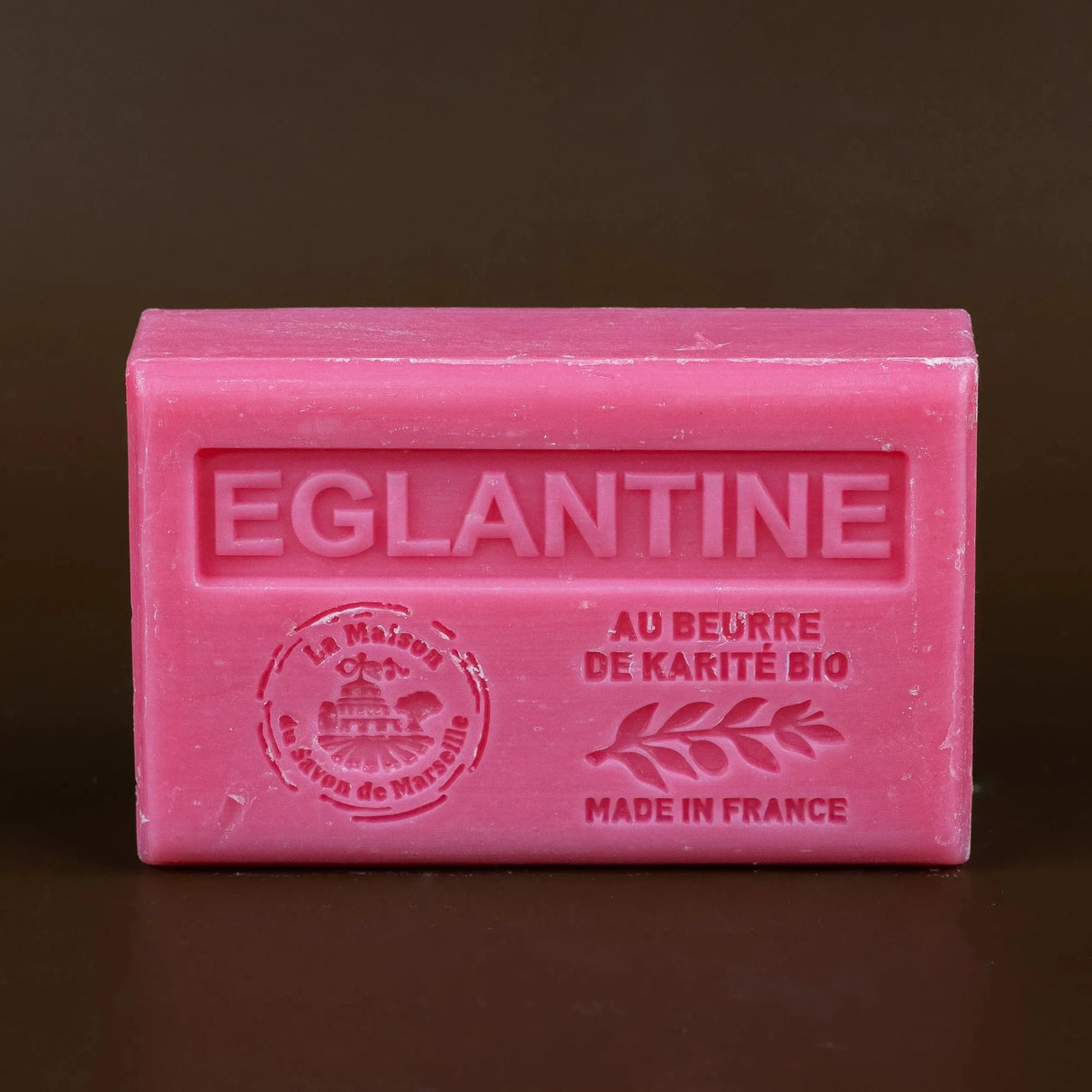 La Maison du Savon de Marseille Wild Rose (Eglantine), French Soap with Organic Shea Butter, 125g French Soaps UK