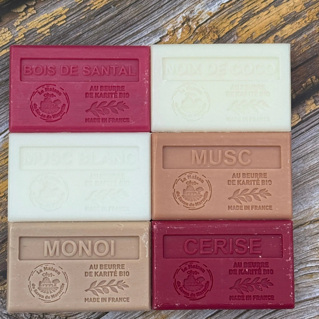La Maison du Savon de Marseille Winter Pinks, 6 x 125g Soap Bars | Unwrapped French Soaps UK